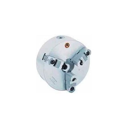 Bison Usa Bison 3-Jaw (2 Piece) Scroll Chuck Semi-Steel Body, Plain Back, 10" 7-800-1000